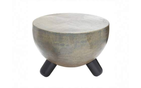 Mesa Redonda Auxiliar Madera Oro Viejo Serie Aperies