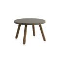 Mesa Redonda Comedor Diseño en Cemento y Madera Allaert
