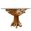 Mesa Redonda Comedor Tronco Madera de Teca 130 cm Arestar Mesa Redonda Comedor Tronco Madera de Teca 130 cm Arestar