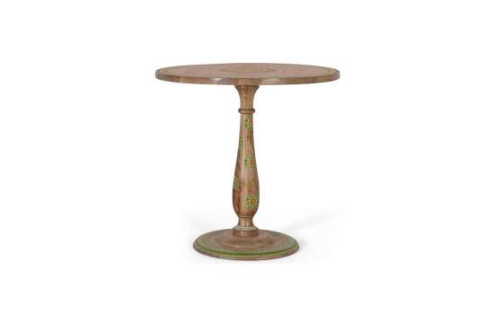 Mesa Redonda Diseño Oriental Pintada Serie Deais