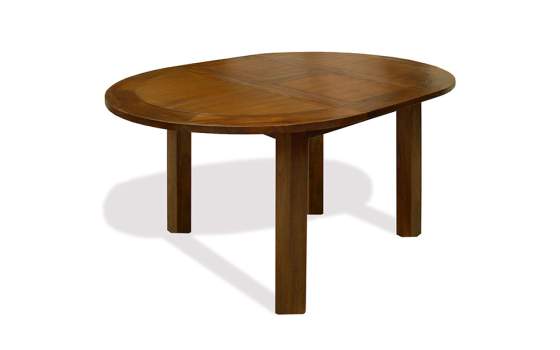 Mesa Redonda Extensible Estilo Colonial
