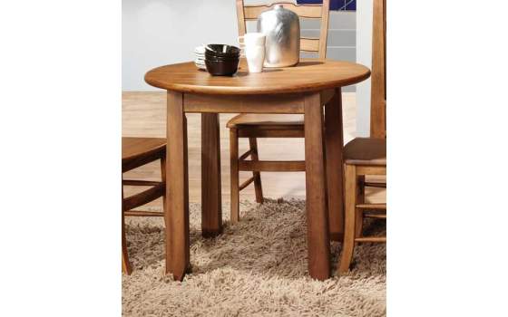 Mesa Redonda Extensible Rustica Lagar