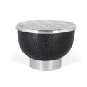 Mesa Redonda Industrial Metalica Tapa de 62 Cm - Serie Alegret