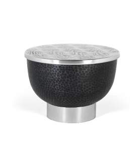 Mesa Redonda Industrial Metalica Tapa de 62 Cm - Serie Alegret