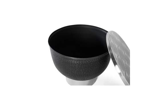 Mesa Redonda Industrial Metalica Tapa de 62 Cm - Serie Alegret