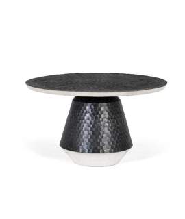Mesa Redonda Industrial Metalica Tapa de 75 Cm - Serie Alegret