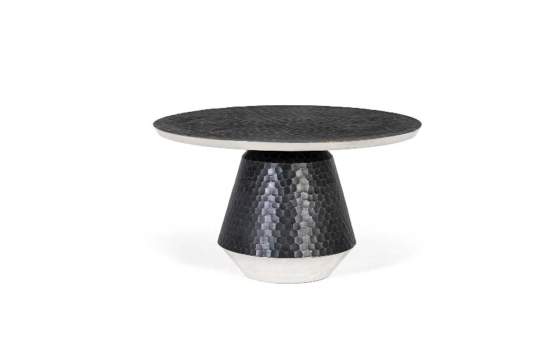 Mesa Redonda Industrial Metalica Tapa de 75 Cm - Serie Alegret