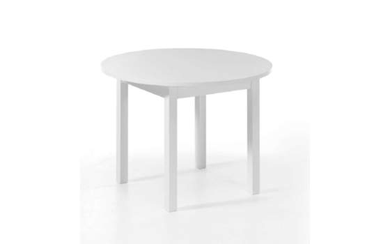 Mesa Redonda  Madera 5 Tamaños Acabado Colores