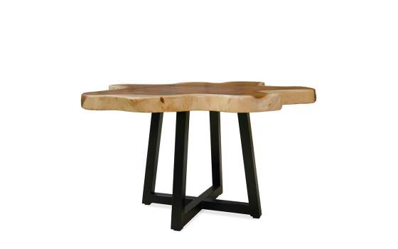 Mesa Redonda Tronco de Suar Irregular - Serie Arcales