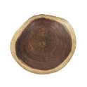 Mesa Redonda Tronco Madera Suar Natural Serie Audoyn