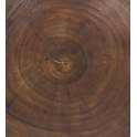 Mesa Redonda Tronco Madera Suar Natural Serie Audoyn