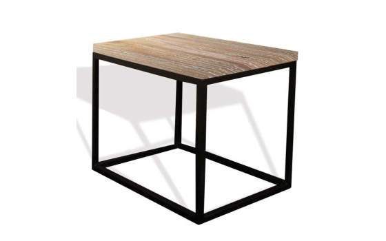 Mesa Rincon Forja Tapa Madera Ursula