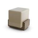 Mesa Rincon Sofa Bicolor Nogal Arena - Serie Esenzia