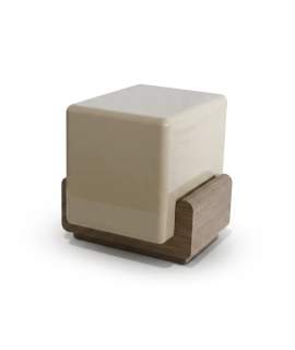 Mesa Rincon Sofa Bicolor Nogal Arena - Serie Esenzia