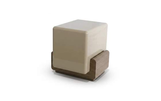 Mesa Rincon Sofa Bicolor Nogal Arena - Serie Esenzia