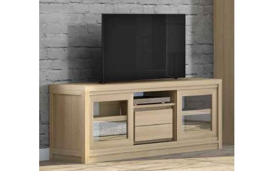Mesa Television Recta Roble Amkera