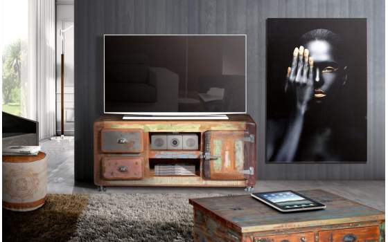 Mesa Television Rustica Abarna