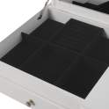 Mesa Tocador Clasica con Espejo y Joyero Blanco Serie Aringer