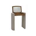 Mesa Tocador con Let Madera y Tapizado Beige Serie Classit Mesa Tocador con Let Madera y Tapizado Beige Serie Classit