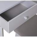 Mesa Tocador con Taburete Color Blanco Luz Led Aringer