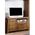 Mesa TV 2 puertas 3 Cajones Rustico Lagar