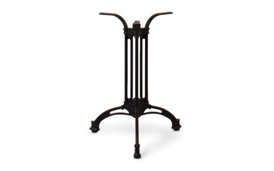 Mesa Velador 3 Patas Aluminio Negro Terraza  Serie Adiast