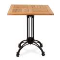 Mesa Velador 4 Patas Aluminio Negro Terraza  Serie Adiast Mesa Velador 4 Patas Aluminio Negro Terraza  Serie Adiast
