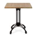 Mesa Velador 4 Patas Aluminio Negro Terraza  Serie Adiast Mesa Velador 4 Patas Aluminio Negro Terraza  Serie Adiast