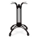 Mesa Velador 4 Patas Aluminio Negro Terraza  Serie Adiast Mesa Velador 4 Patas Aluminio Negro Terraza  Serie Adiast