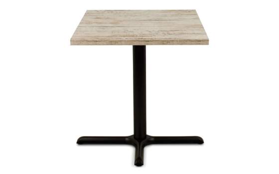 Mesa Velador Pata Aluminio Grande Negra Serie Adiast