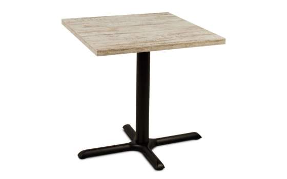 Mesa Velador Pata Aluminio Grande Negra Serie Adiast