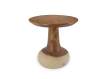 Mesa Velador Redonda Rustica Madera Maciza de Suar Asley