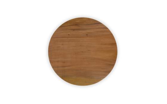 Mesa Velador Redonda Rustica Madera Maciza de Suar Asley