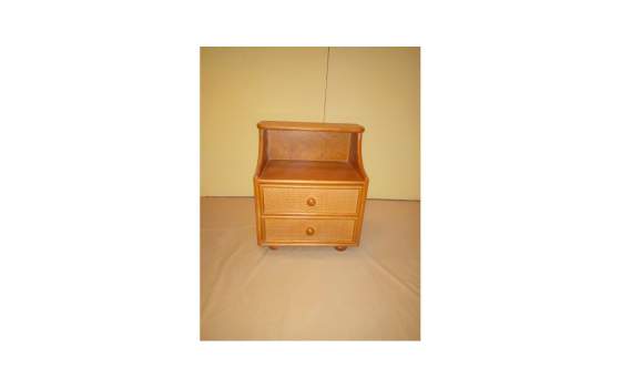 Mesilla 2 Cajones Mimbre Formas