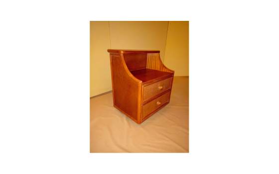 Mesilla 2 Cajones Mimbre Formas