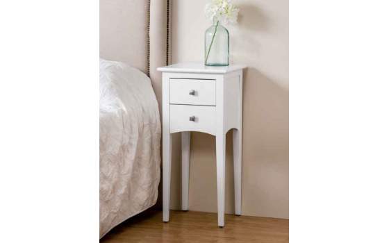 Mesilla 2 Cajones Recta Blanca Agneli