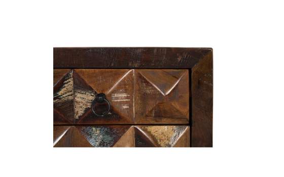Mesilla 3 Cajones Industrial Vintage Madera Mango Serie Diamante