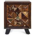 Mesilla 3 Cajones Industrial Vintage Madera Mango Serie Diamante