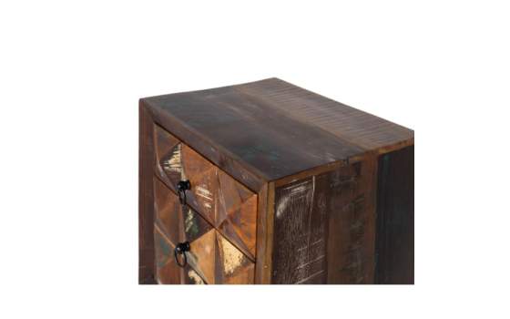 Mesilla 3 Cajones Industrial Vintage Madera Mango Serie Diamante