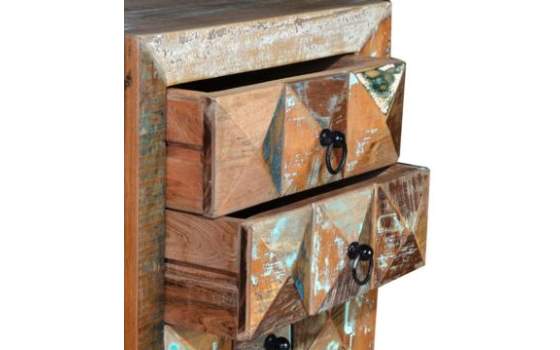 Mesilla 3 Cajones Industrial Vintage Madera Mango Serie Diamante