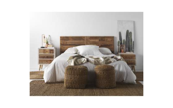 Mesilla Blanca Decape 3 Cajones Madera Reciclada Serie Albost