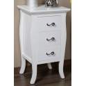 Mesilla Blanca Satinada 3 Cajones Design Mesilla Blanca Satinada 3 Cajones Design