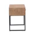 Mesilla de Noche 1 Cajon Tablas Recicladas Serie Aerts