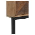 Mesilla de Noche 1 Cajon Tablas Recicladas Serie Aerts