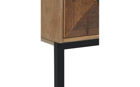 Mesilla de Noche 1 Cajon Tablas Recicladas Serie Aerts