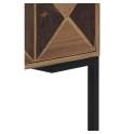 Mesilla de Noche 1 Cajon Tablas Recicladas Serie Aerts