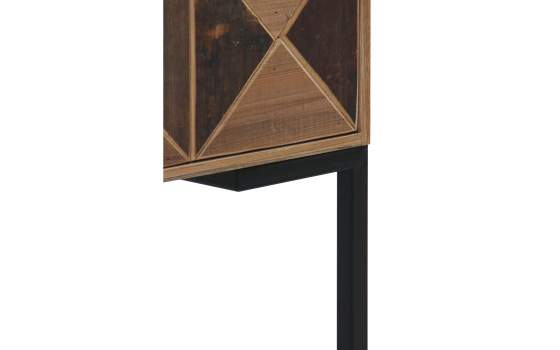 Mesilla de Noche 1 Cajon Tablas Recicladas Serie Aerts