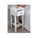 Mesilla Estrecha Blanca 1 Cajon 1 Estante Actual Serie Arsic