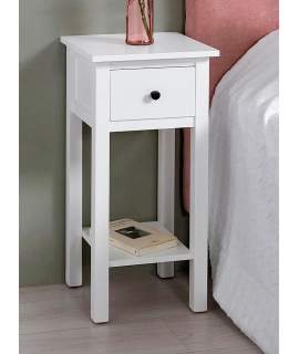 Mesilla Estrecha Blanca 1 Cajon 1 Estante Actual Serie Arsic