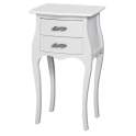 Mesilla Formas 2 Cajones Blanca Design